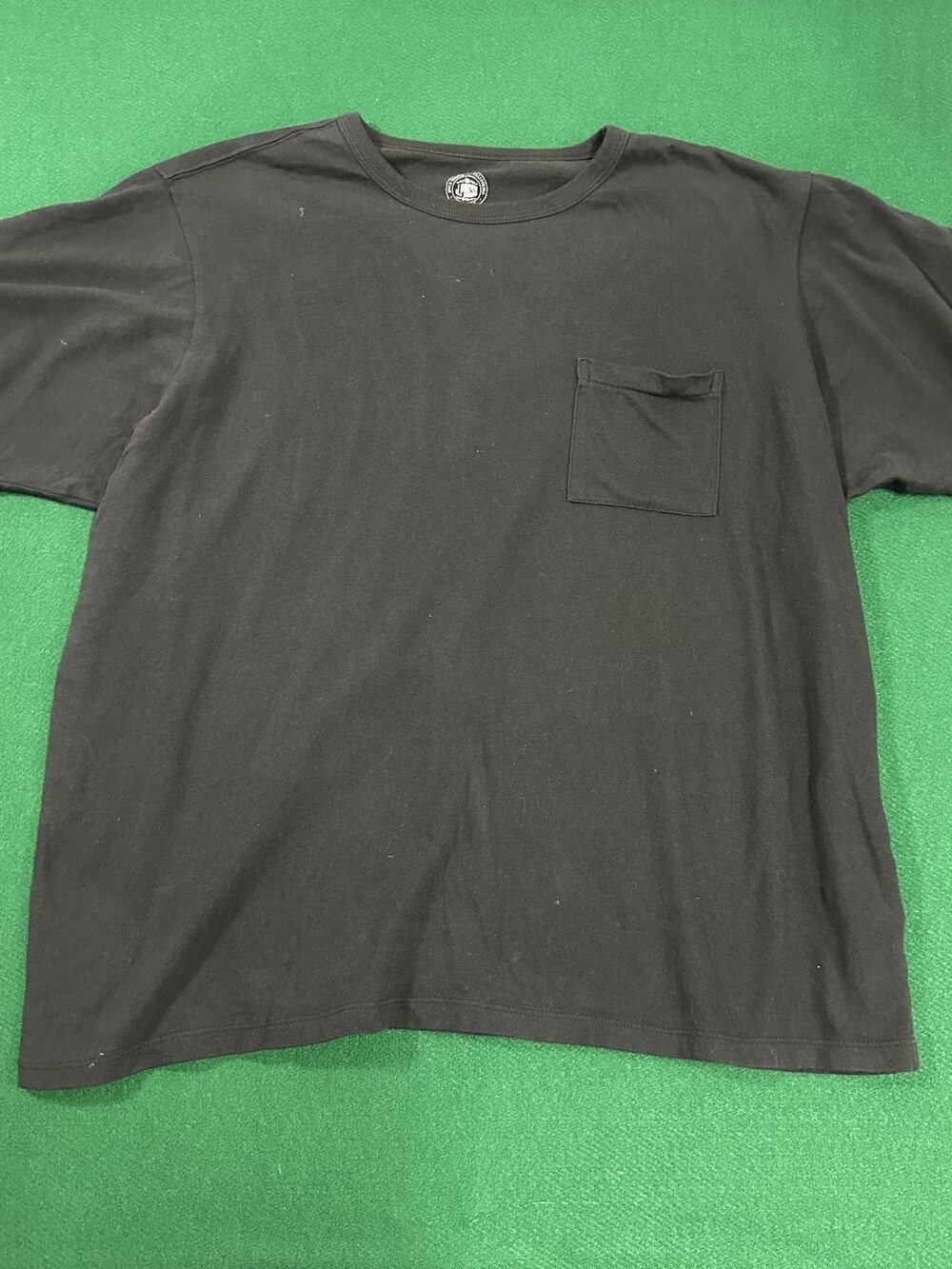 Buck Mason x J.Press Toughknit Pocket Tee Black Mens Sz XXL MSRP $65 NWI [DD14]